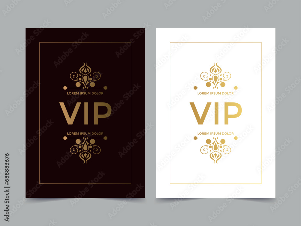 luxury white and black VIP card ornament pattern luxury white and black VIP card ornament pattern