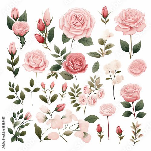 invitation petal rose watercolor wedding paint romantic artistic greeting elegant wallpaper 