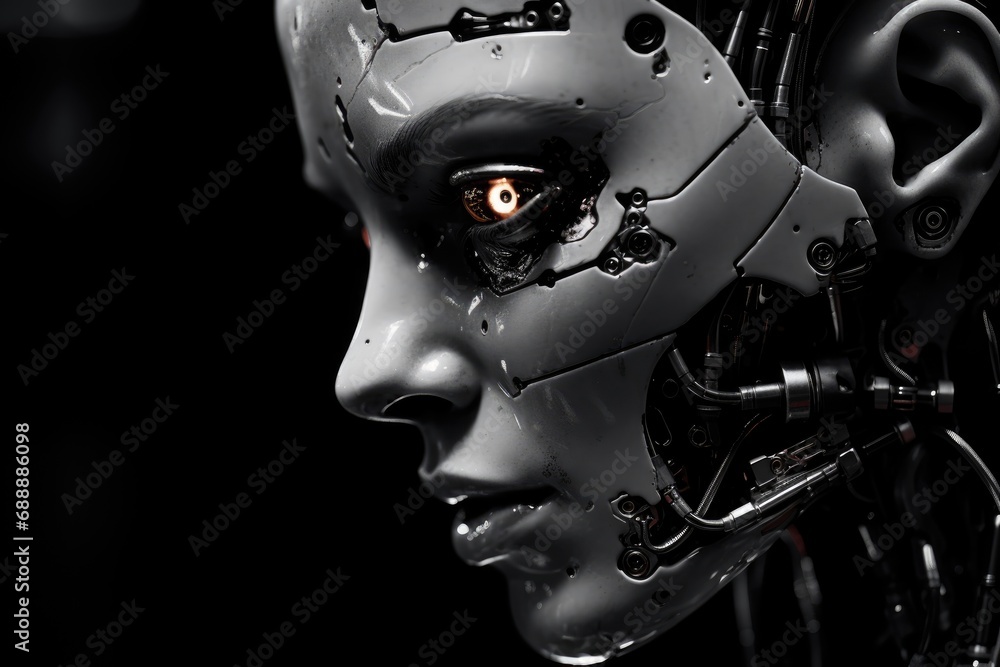 Mechanized AI Cyborgs: Witness the Future of Artificial Intelligence Warfare with an Army of Human-Looking Robots, Droids, and AI, Embarking on a Cyborg Revolution and Intelligent War.
Mechanized AI Cyborgs: Witness the Future of Artificial Intelligence Warfare with an Army of Human-Looking Robots, Droids, and AI, Embarking on a Cyborg Revolution and Intelligent War.