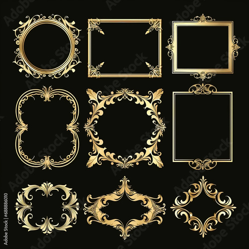 flourish scroll victorian swirl certificate calligraphic corner ornamental royal jewelry 