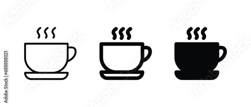 Wallpaper Mural Coffee cup icon, Hot tea icon vector illustration Torontodigital.ca