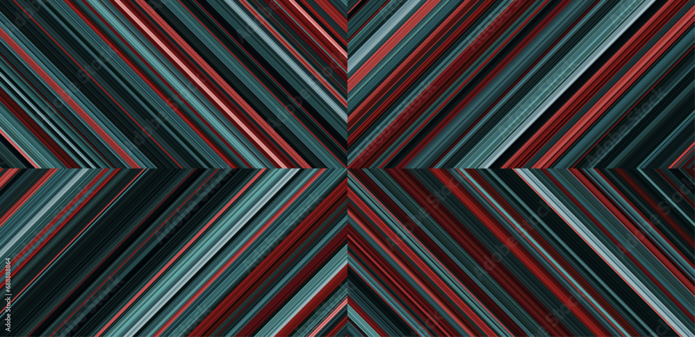 Harmonious detailed striped geometric pattern composed of big amount of thin blue and red stripes. Harmonious detailed striped geometric pattern composed of big amount of thin blue and red stripes.