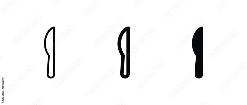 Knife icon vector For Web and mobile apps Knife icon vector For Web and mobile apps