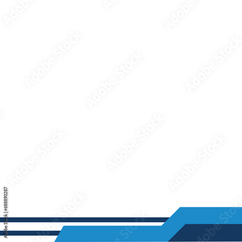 Geometric Footer Border