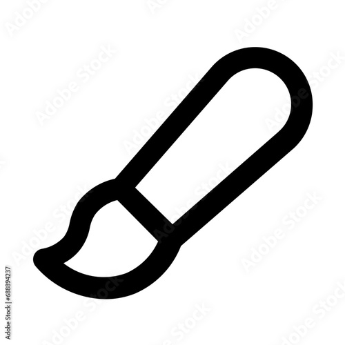 Paint Brush Line UI Icons