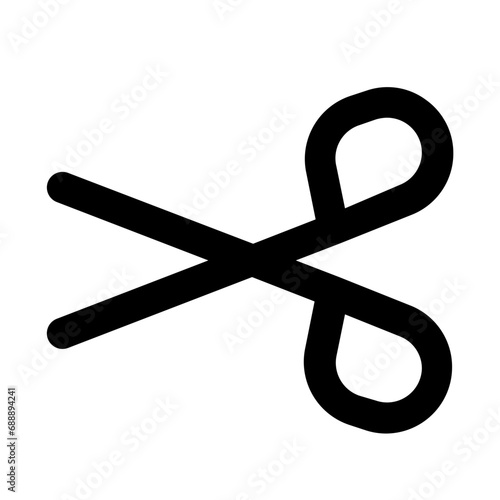 Scissors Tool Line UI Icons
