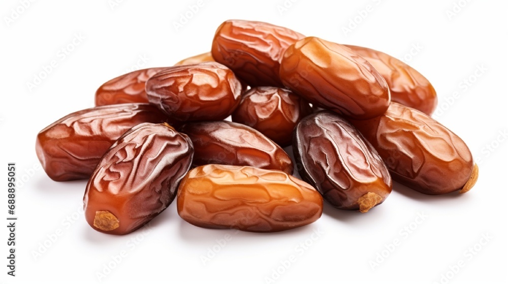 dates isolated on white background dates isolated on white background