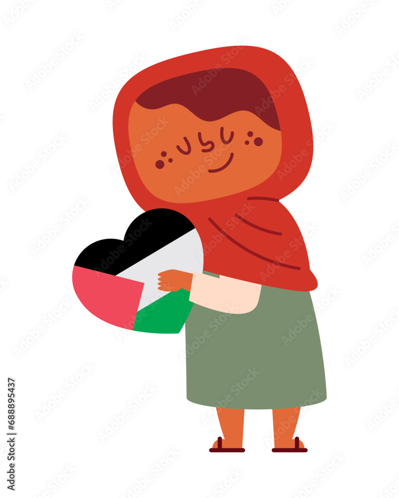 palestine save girl with flag palestine save girl with flag