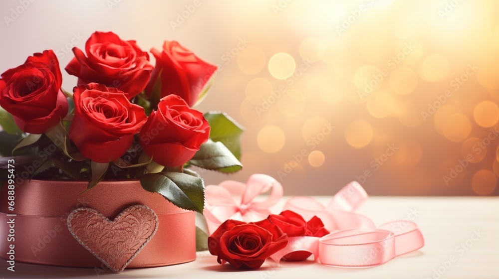 Affection and Happiness: Cute Teddy Bear Gift on Valentine's Day generated by AI tool Affection and Happiness: Cute Teddy Bear Gift on Valentine's Day generated by AI tool