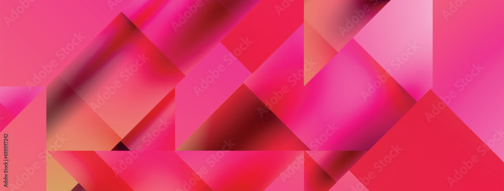 Vivid abstraction unfolds. Triangles in seamless harmony, composing dynamic geometric backdrop. Interplay of angles and hues forms captivating tapestry, evoking modernity and artistic allure Vivid abstraction unfolds. Triangles in seamless harmony, composing dynamic geometric backdrop. Interplay of angles and hues forms captivating tapestry, evoking modernity and artistic allure