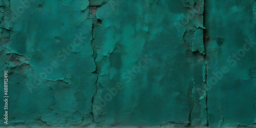Black dark jade emerald green grunge background. Old painted concrete wall.