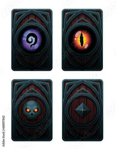 TCG Card Template Back Cover