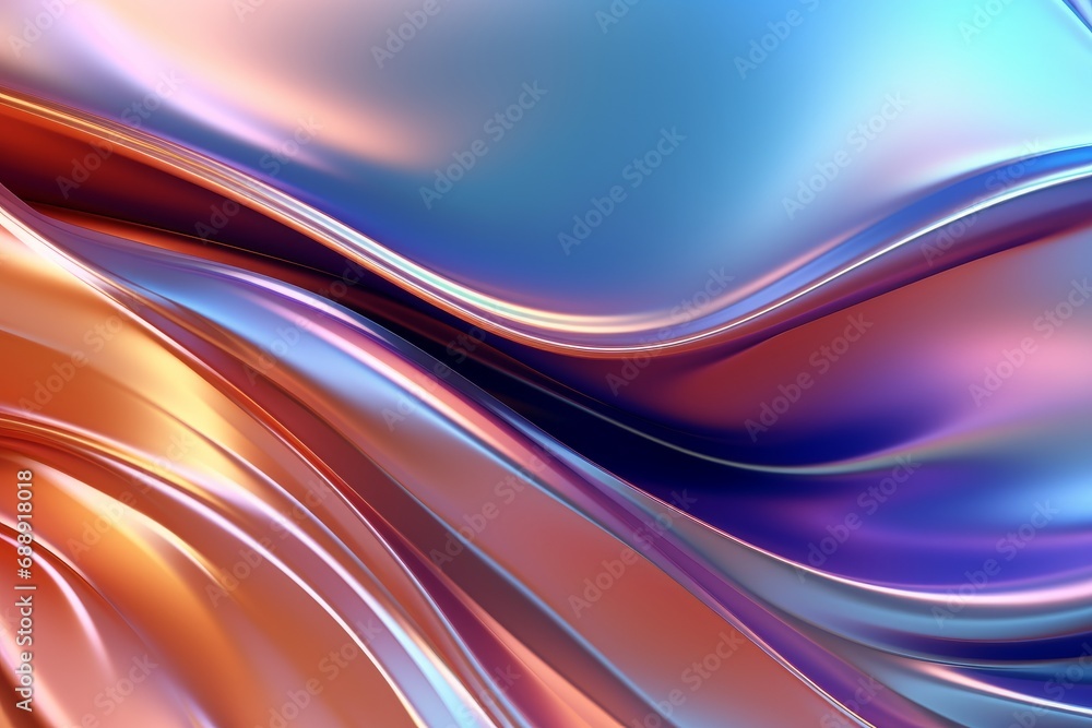 Metallic abstract wavy liquid background layout design tech innovation Metallic abstract wavy liquid background layout design tech innovation