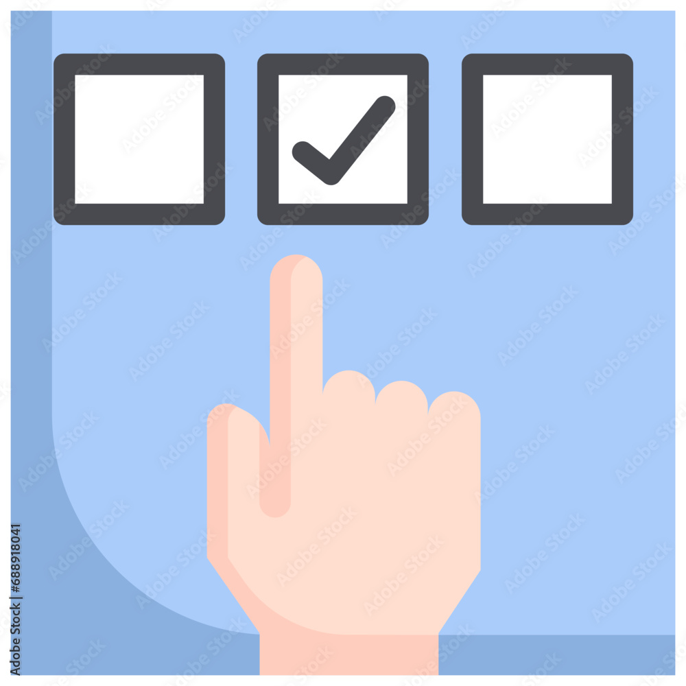 Hand filling checklist icon. Flat design. For presentation, graphic design, mobile application. Hand filling checklist icon. Flat design. For presentation, graphic design, mobile application.