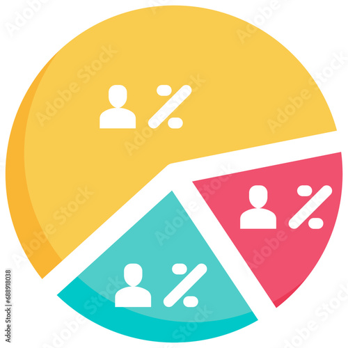 Election survey icon. Flat design. For presentation, graphic design, mobile application.