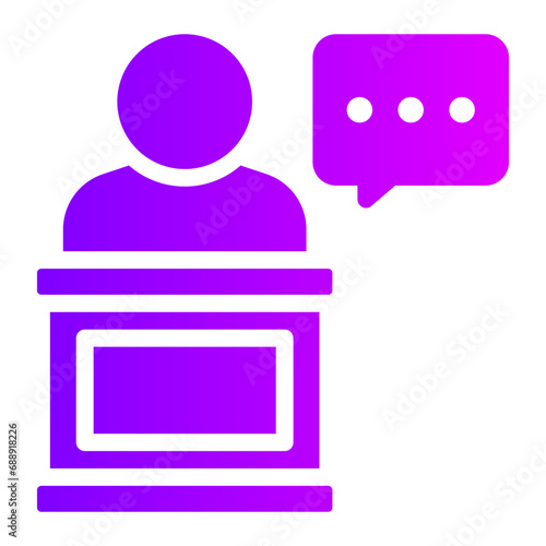 witness gradient icon