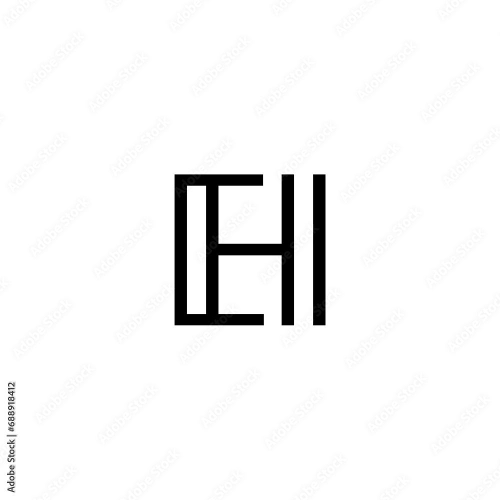 logo letter EH vector initial company icon business logo vector background logo letter EH vector initial company icon business logo vector background