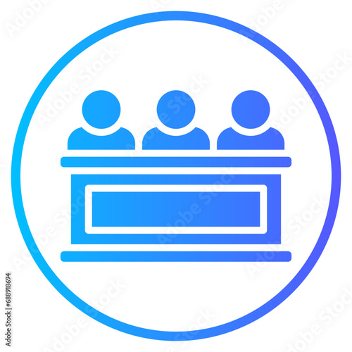 jury gradient icon