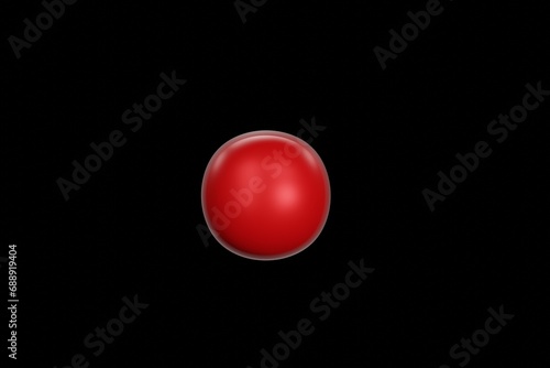 red ball, balloon