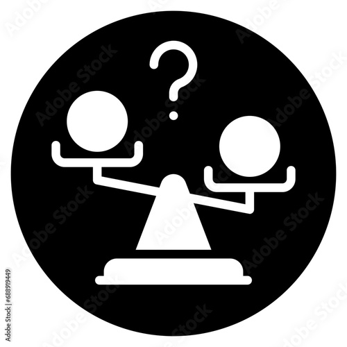 bias glyph icon