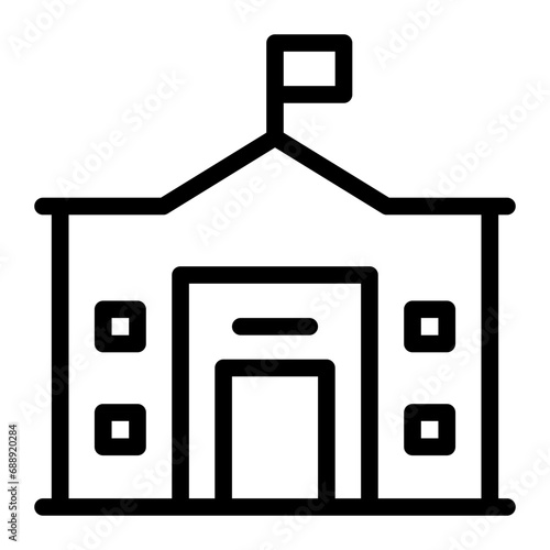 embassy line icon