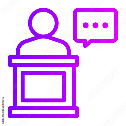 witness gradient icon