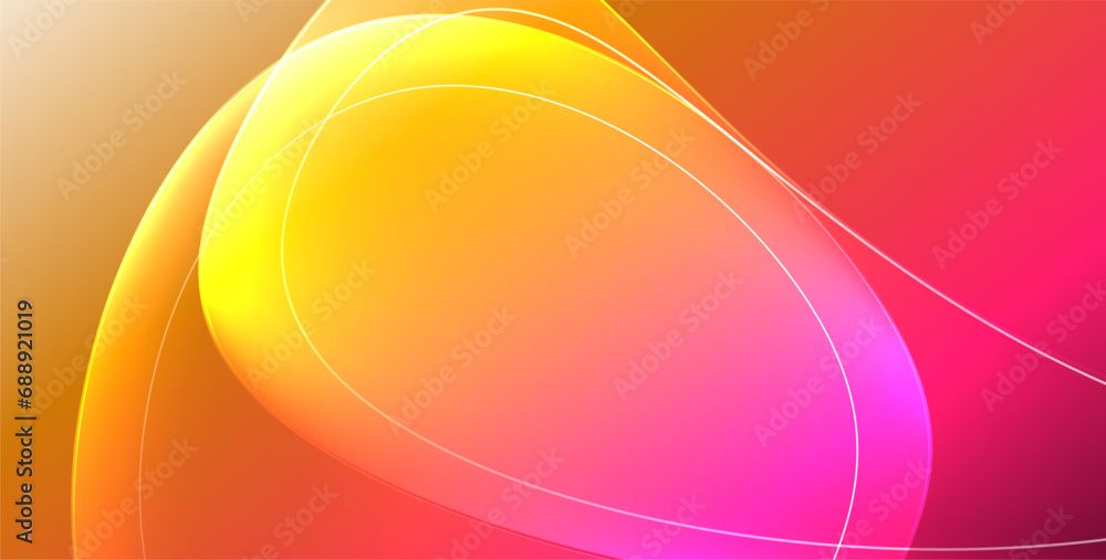 Colorful transparent flowing fluid shapes with glow effect geometric background. Wavy lines round forms. Vector illustration For Wallpaper, Banner, Background, Card, Book Illustration, landing page Colorful transparent flowing fluid shapes with glow effect geometric background. Wavy lines round forms. Vector illustration For Wallpaper, Banner, Background, Card, Book Illustration, landing page