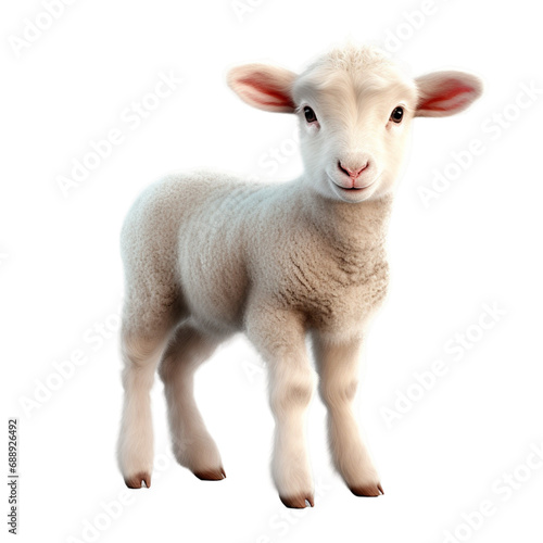 Png sheep isolated on white
