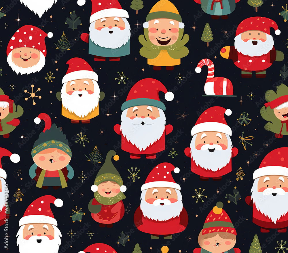 Christmas gift wrapping paper, generative ai Christmas gift wrapping paper, generative ai