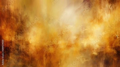 Gold grunge painted background or texture