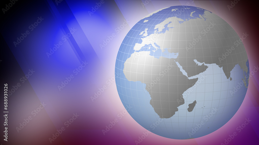 News background for worldwide news broadcast graphics with globe abstract background showcasing global information and current events from every continent for international news media and tv stations News background for worldwide news broadcast graphics with globe abstract background showcasing global information and current events from every continent for international news media and tv stations