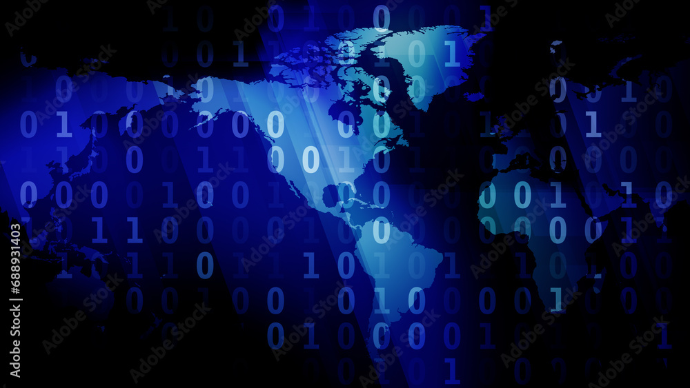 Algorithm mapping binary code in digital world of cybersecurity and global communication for secure cyber defense and data privacy in worldwide news of technology Algorithm mapping binary code in digital world of cybersecurity and global communication for secure cyber defense and data privacy in worldwide news of technology