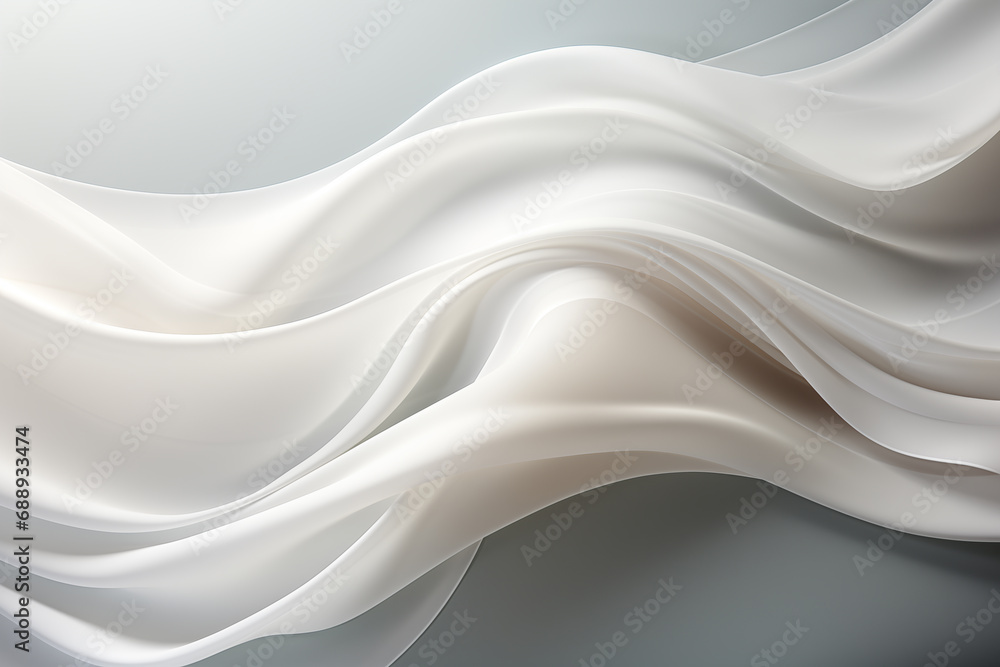 Obraz premium Abstract white background 3D