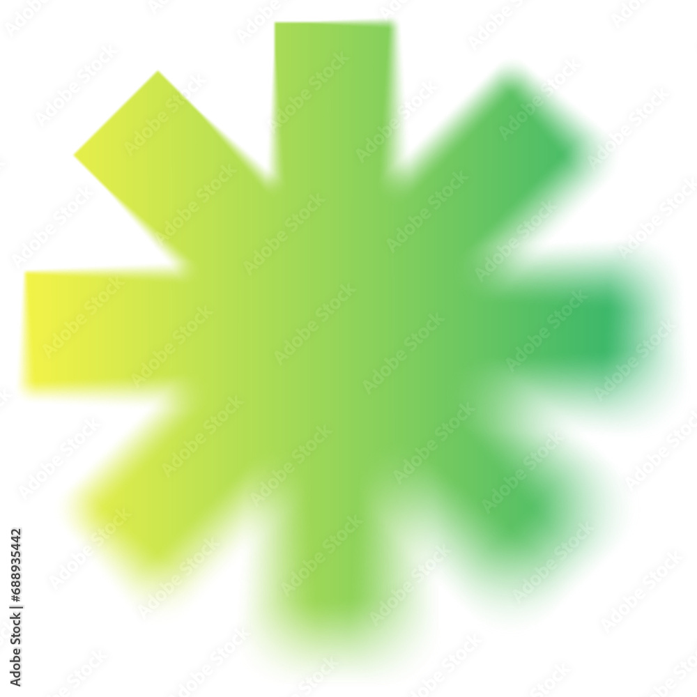 Green Blur Gradient Blob Graphic Element Green Blur Gradient Blob Graphic Element