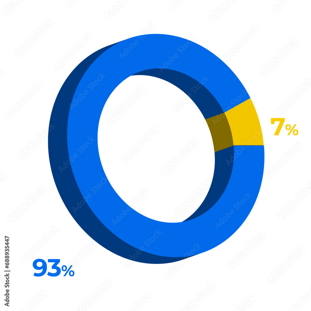 7 93 3d donut pie chart illustration eps vector 7 93 3d donut pie chart illustration eps vector