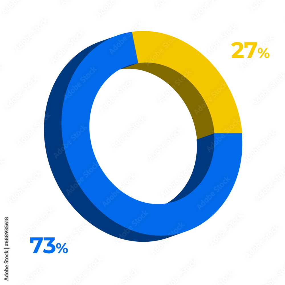 27 73 3d donut pie chart illustration eps vector 27 73 3d donut pie chart illustration eps vector