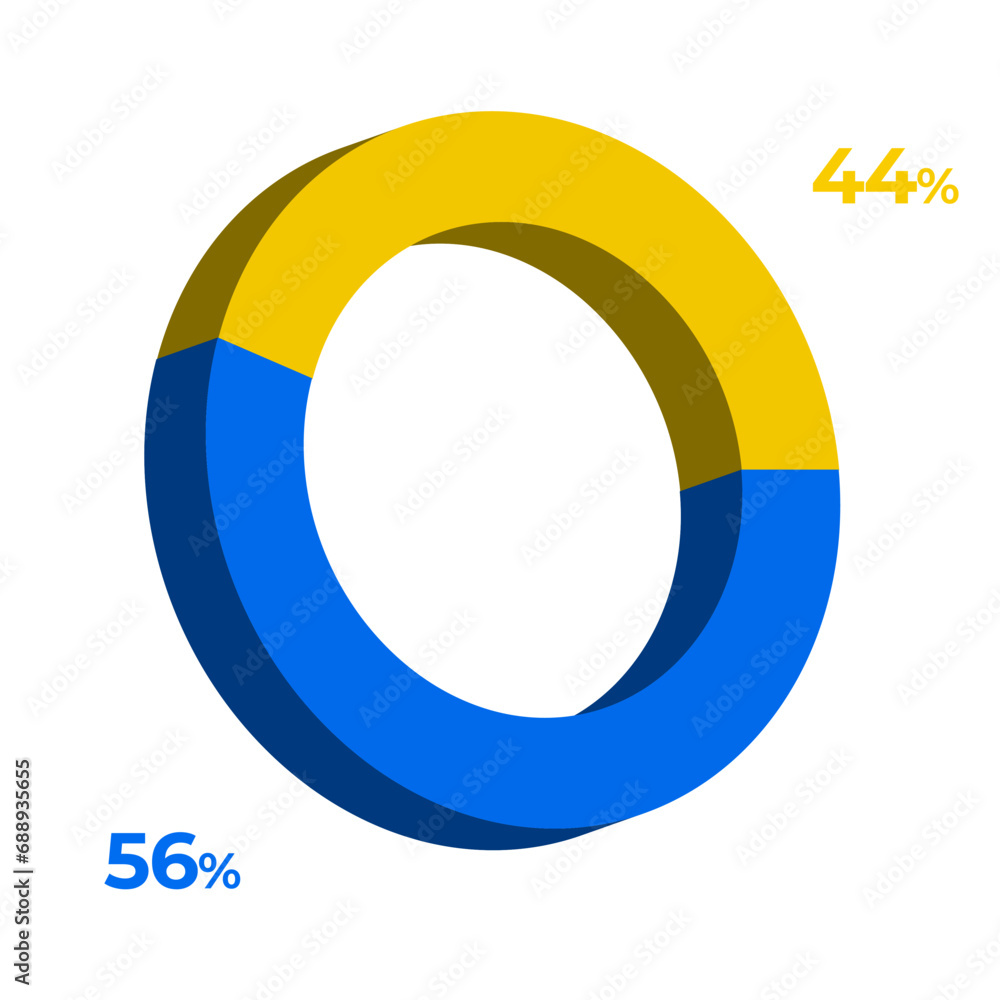 44 56 3d donut pie chart illustration eps vector 44 56 3d donut pie chart illustration eps vector
