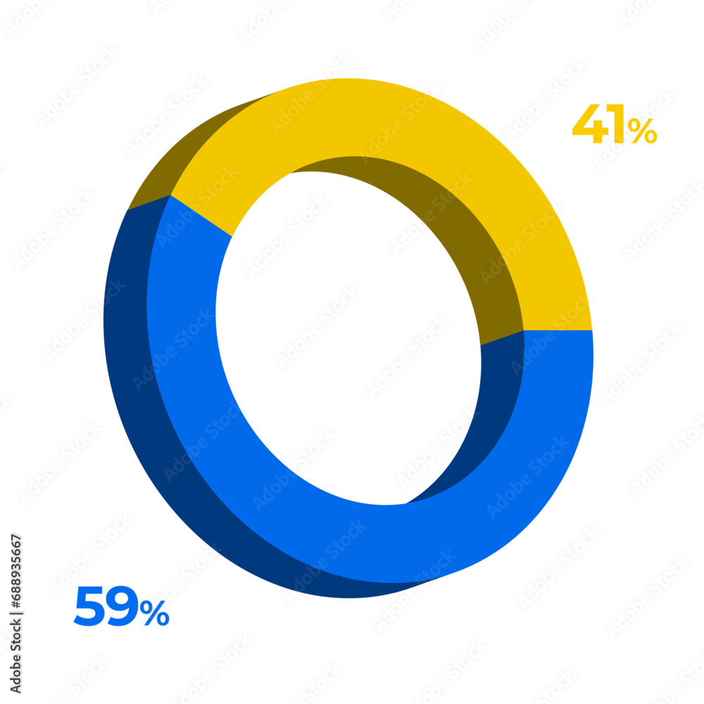 59 41 3d donut pie chart illustration eps vector 59 41 3d donut pie chart illustration eps vector