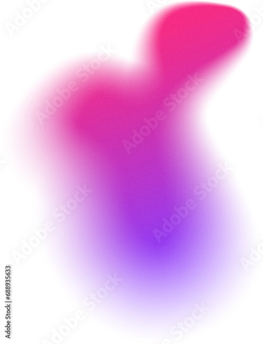 Purple Blur Gradient Blob Graphic Element
