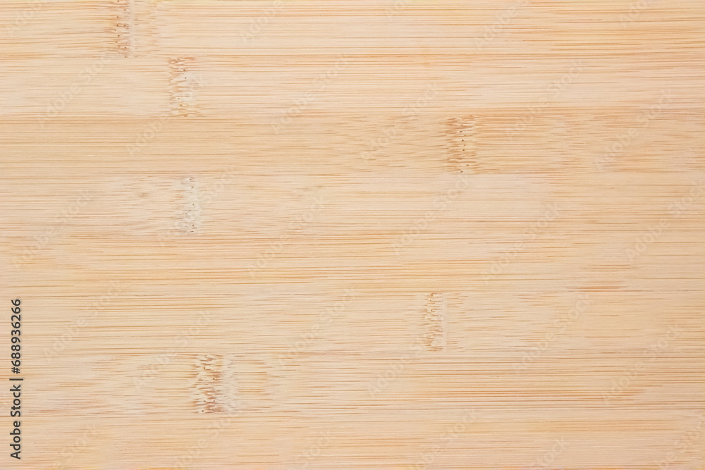 Natural wooden desk texture background, Top view. Abstract top bar table wood bamboo pattern nature. Design wall vintage interior kitchen. Bamboo skin cutting board empty for displaying products.
