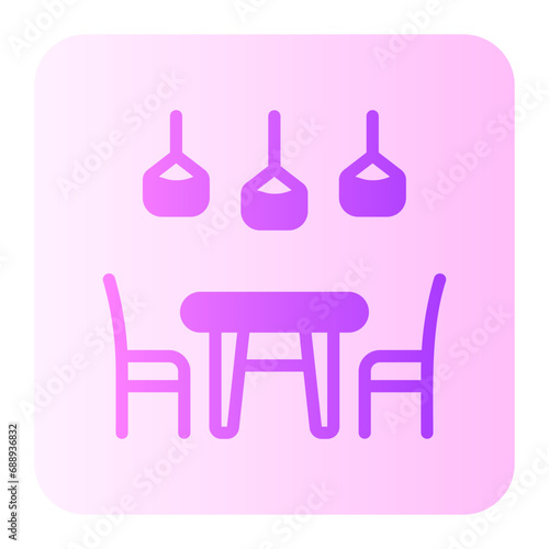 dinning room gradient icon