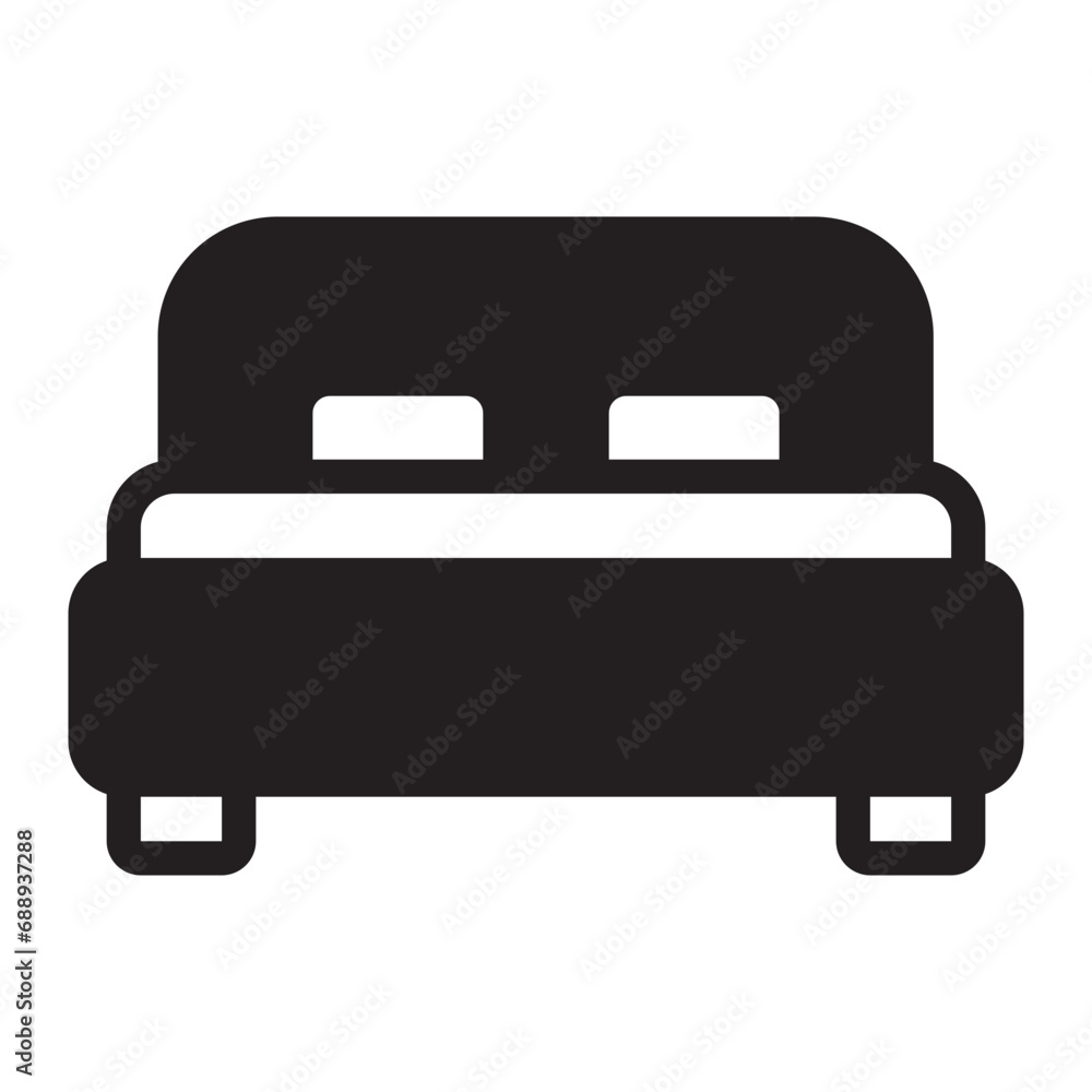 bed glyph icon bed glyph icon