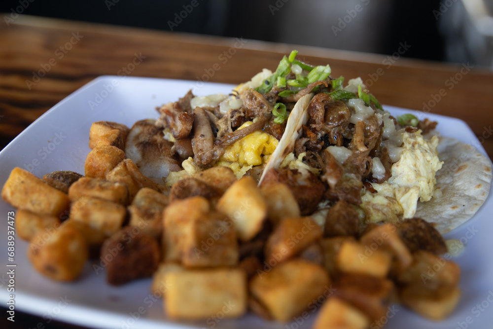 Breakfast Pork Tacos Breakfast Pork Tacos