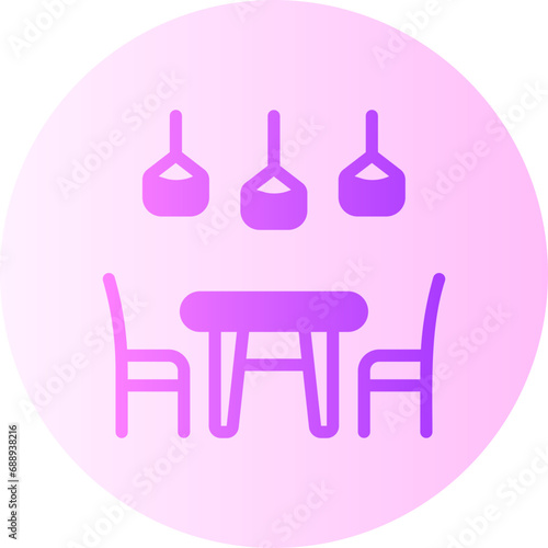 dinning room gradient icon