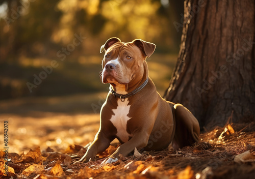 American Pit Bull Terrier Dog Breed © Daniel