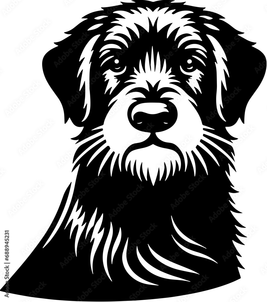 Fototapeta premium Otterhound icon 13