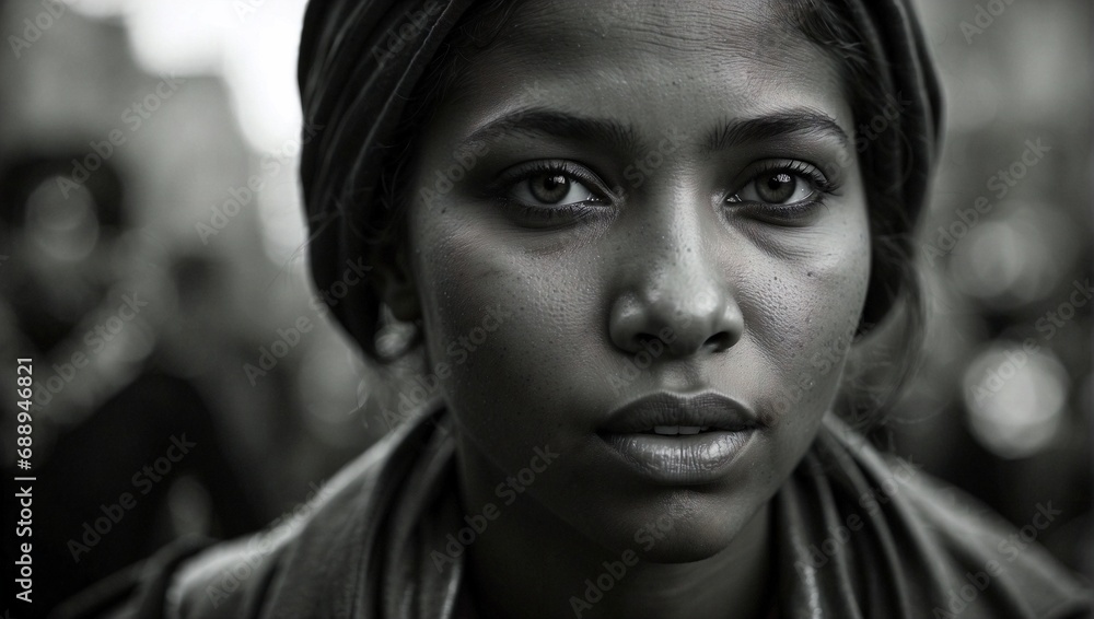 Silent Resistance: Portraying Social Struggles in Black and White. Generative AI Silent Resistance: Portraying Social Struggles in Black and White. Generative AI