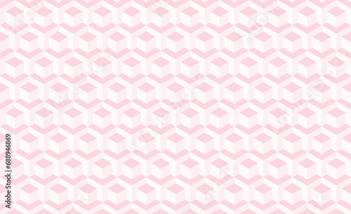 Rose Hexagon Background 3D illusion psychedelic