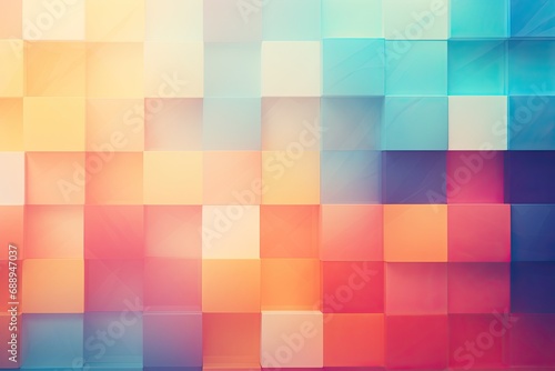 Abstract colorful  block background 