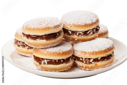 Isolated Alfajores on a transparent background